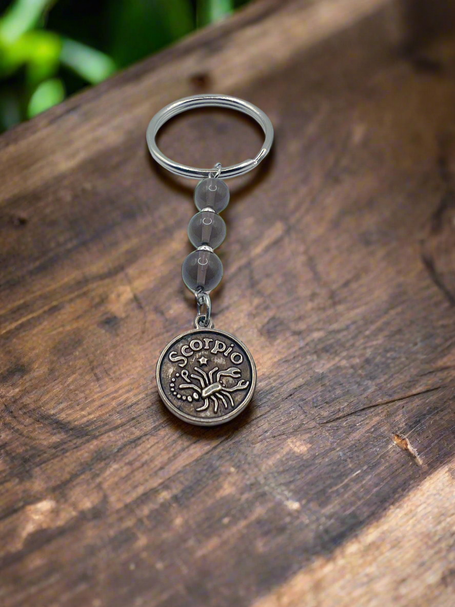 Silver Zodiac KeyChain