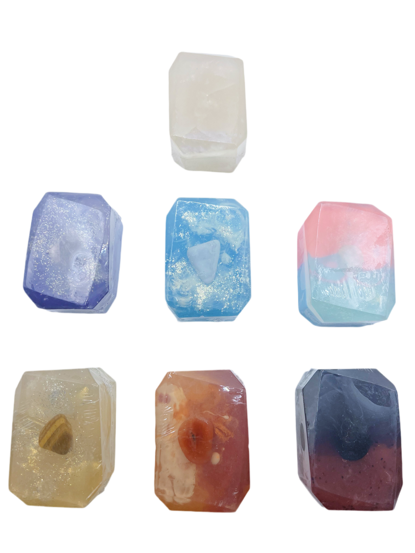 Crystal Bar Soap: Chakra Kit