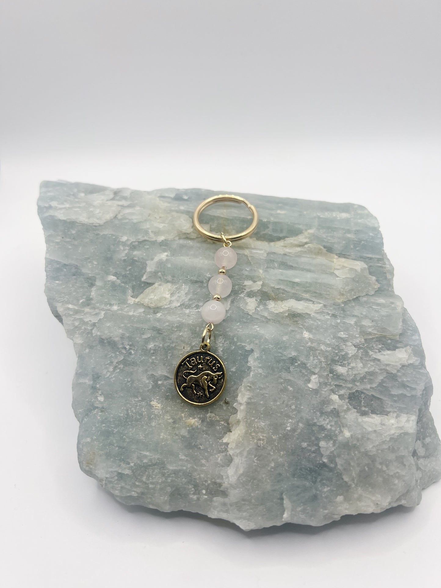 Gold Zodiac Keychain