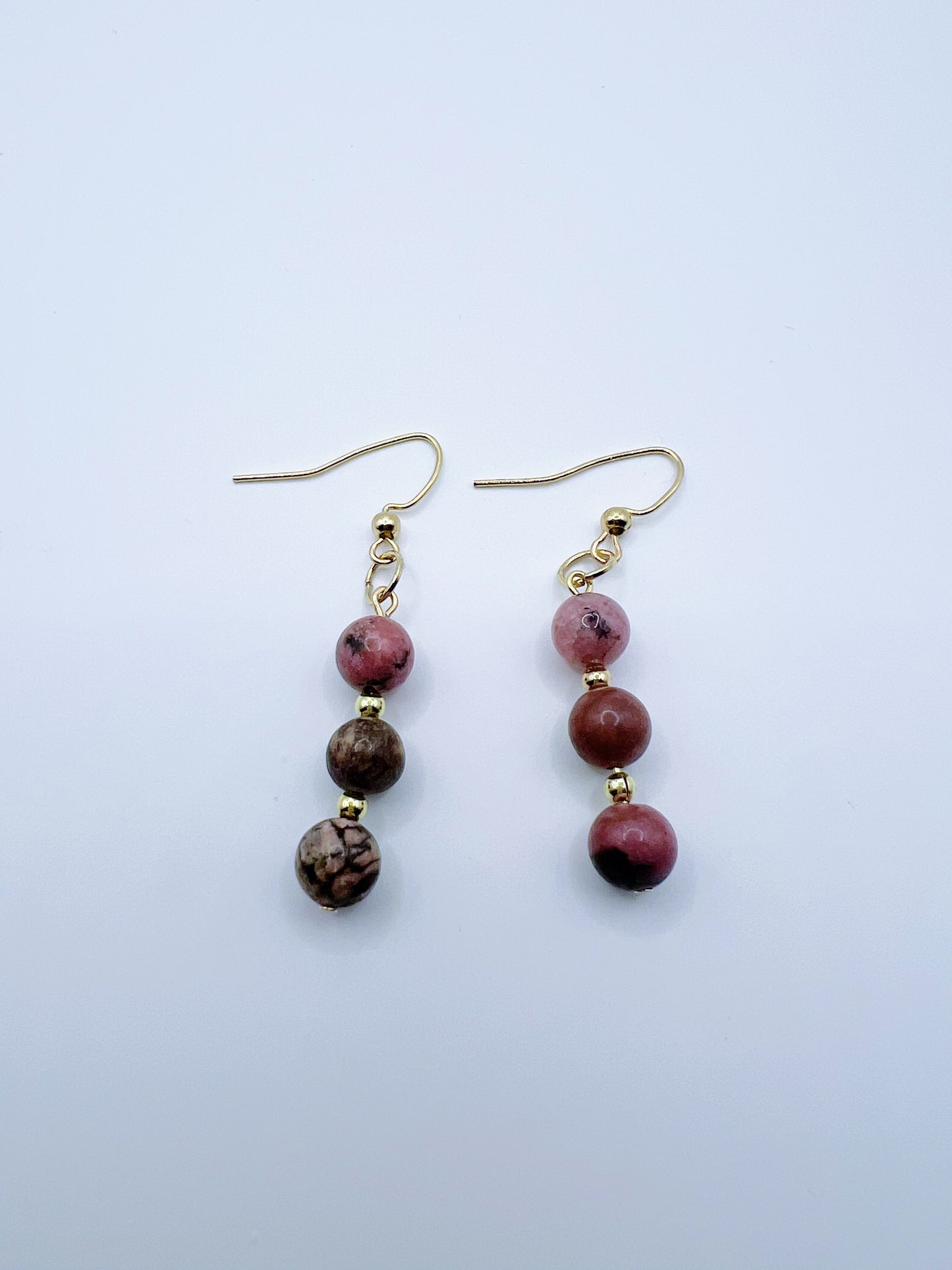 Rhodonite Earrings